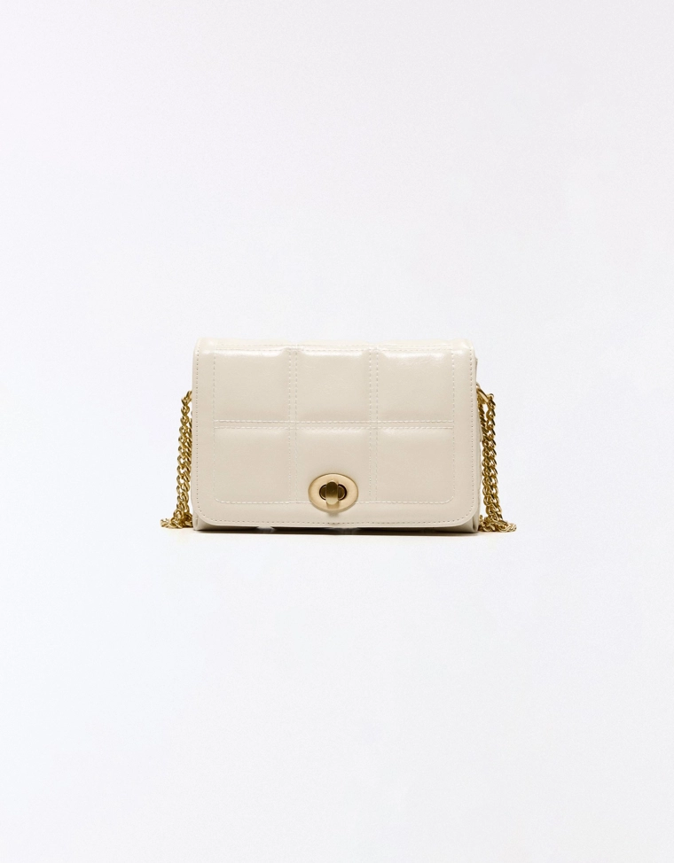 Стеганая мини-сумка из искусственной кожи