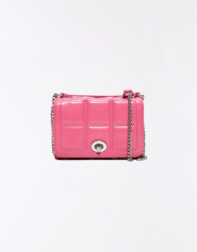 Стеганая мини-сумка из искусственной кожи