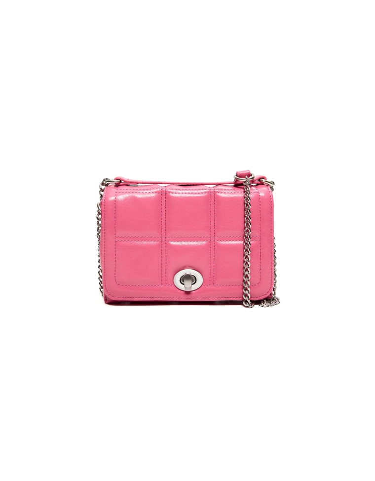 Стеганая мини-сумка из искусственной кожи