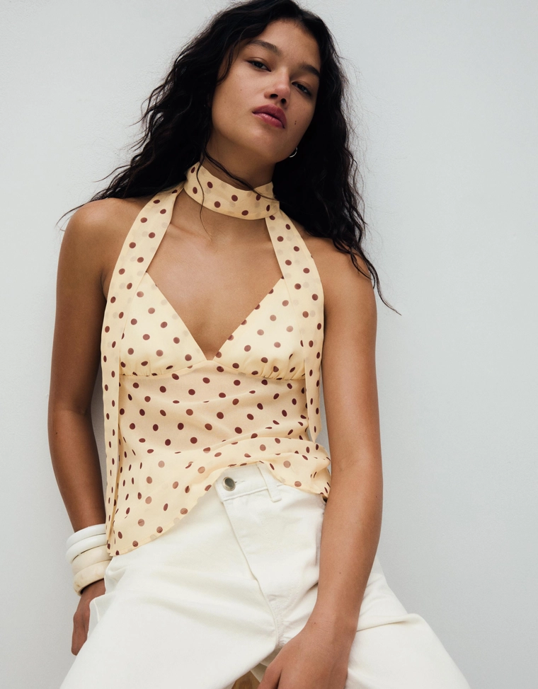 Топ-шарф на бретелях