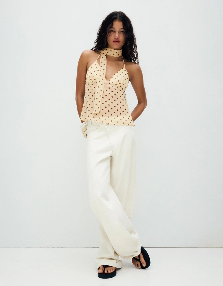 Топ-шарф на бретелях