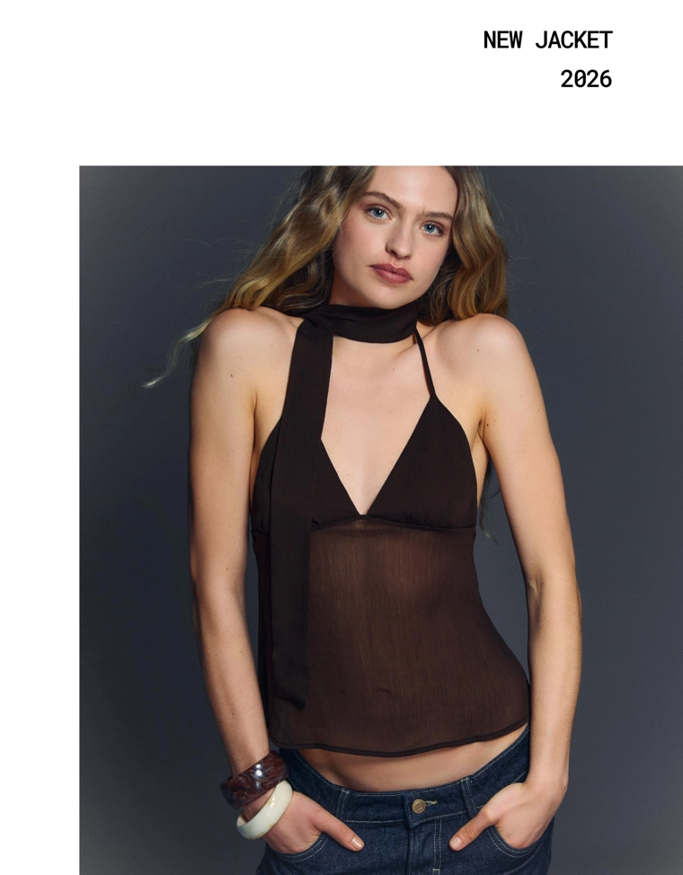 Топ-шарф на бретелях