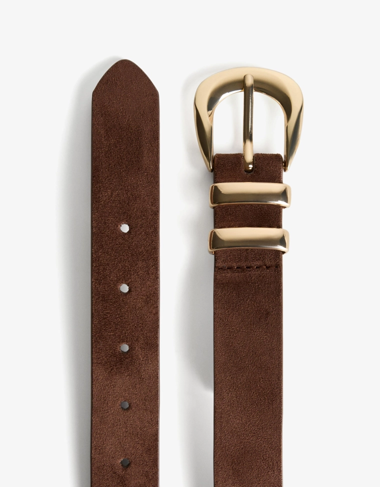 Ремень с пряжкой из искусственной кожи