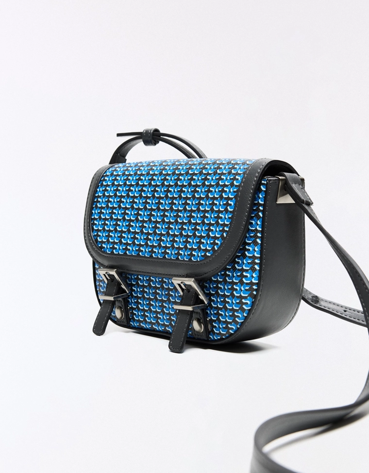 Сумка с плечевым ремнем и монограммой