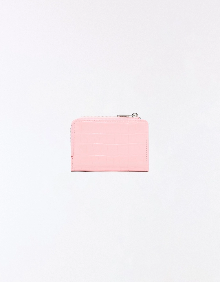 Кошелек из искусственной лакированной кожи с тиснением