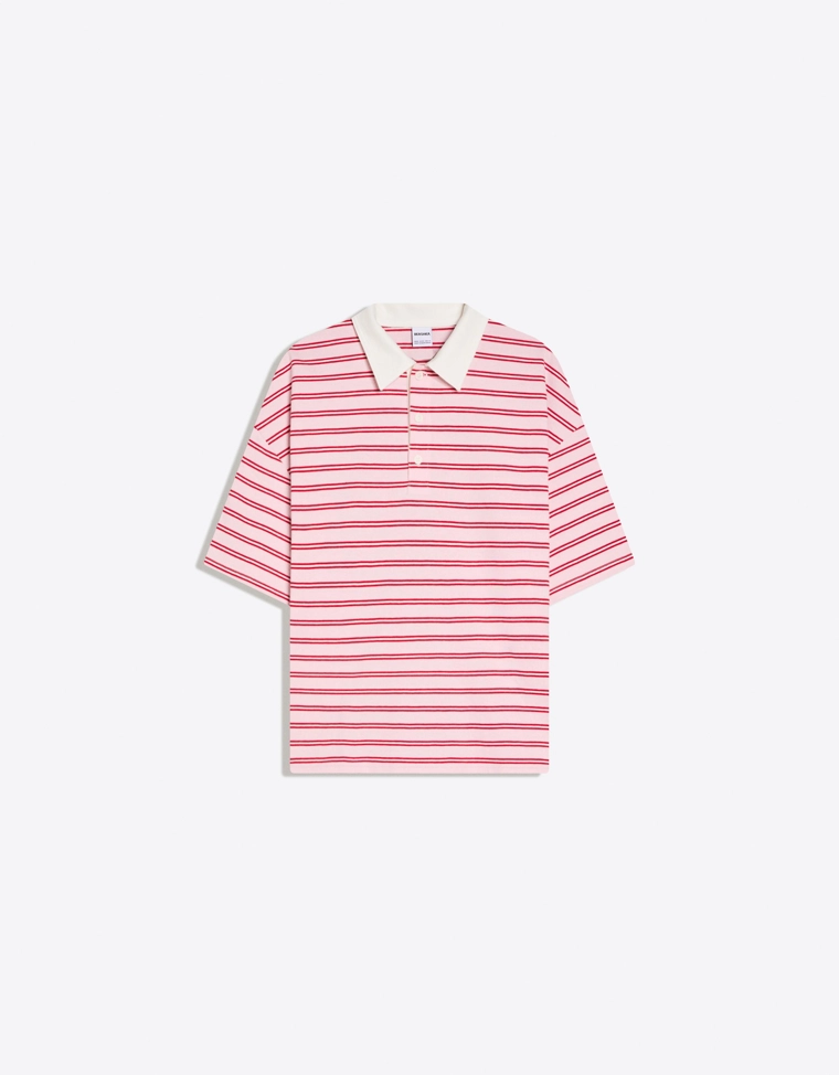 Футболка с воротником поло