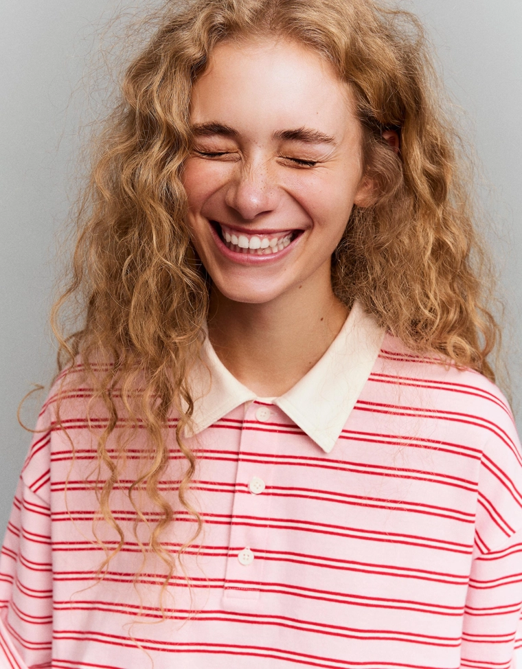 Футболка с воротником поло