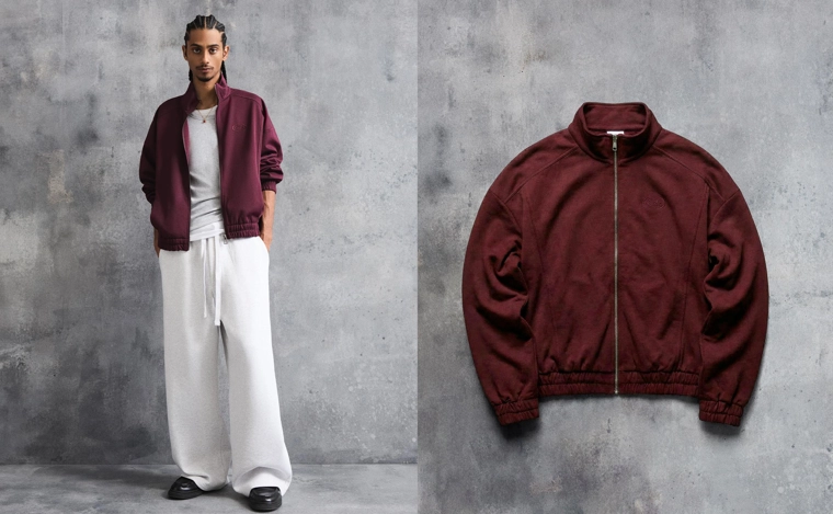 Толстовка на молнии с принтом