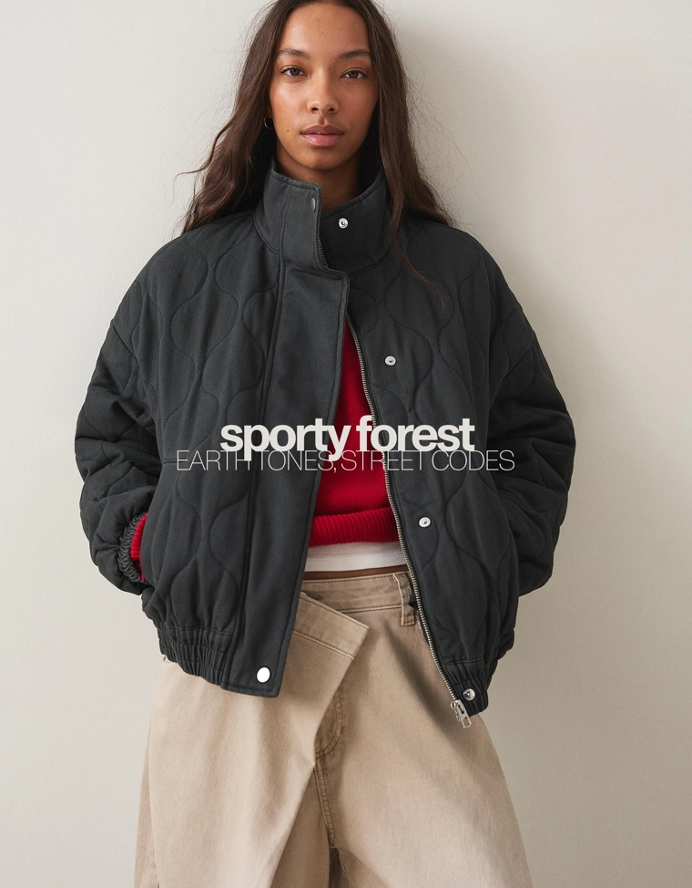 Куртка с вышивкой и узором «косы»