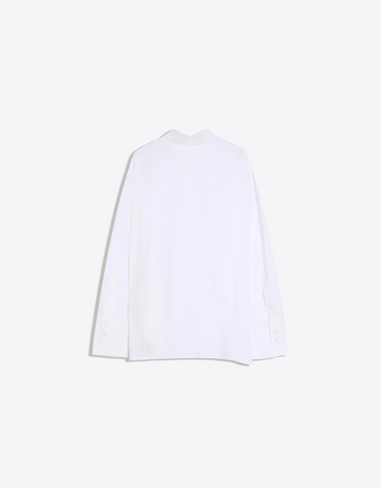 Рубашка с длинными рукавами и запахом на пуговицах