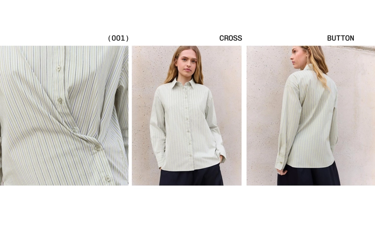 Рубашка с длинными рукавами и запахом на пуговицах