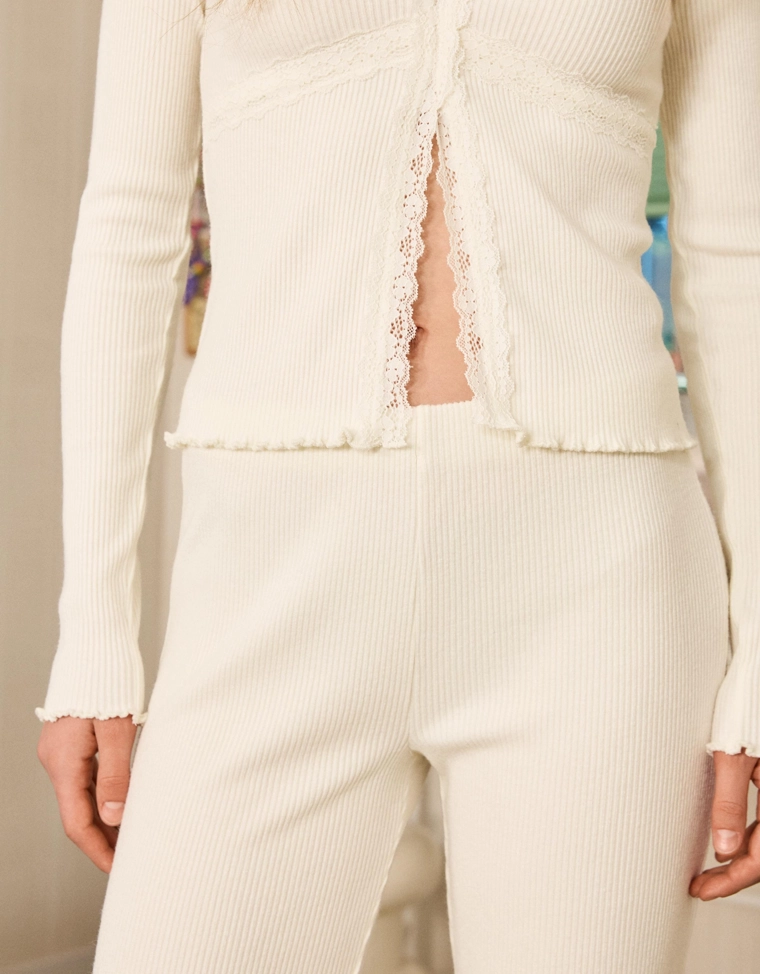 Расклешенные брюки soft touch