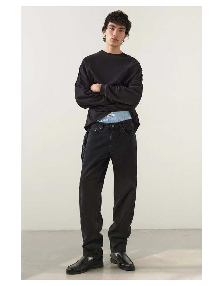 Джинсы прямого кроя