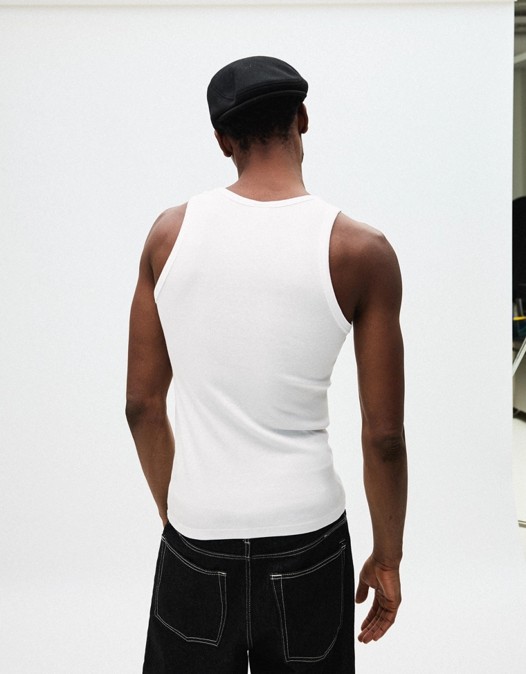 Майка в рубчик