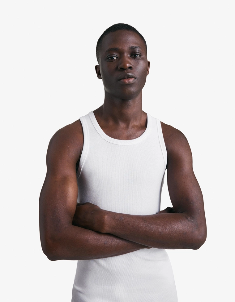 Майка в рубчик