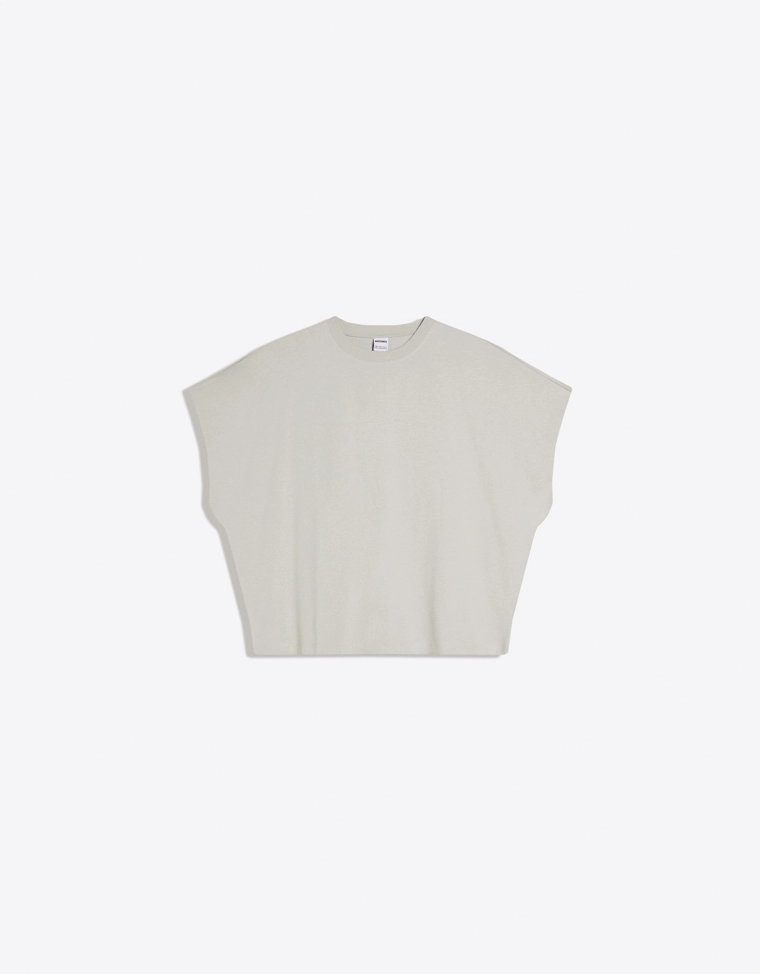 Майка оверсайз с принтом