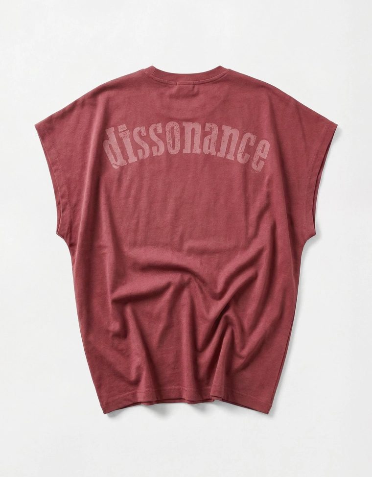 Майка оверсайз с принтом