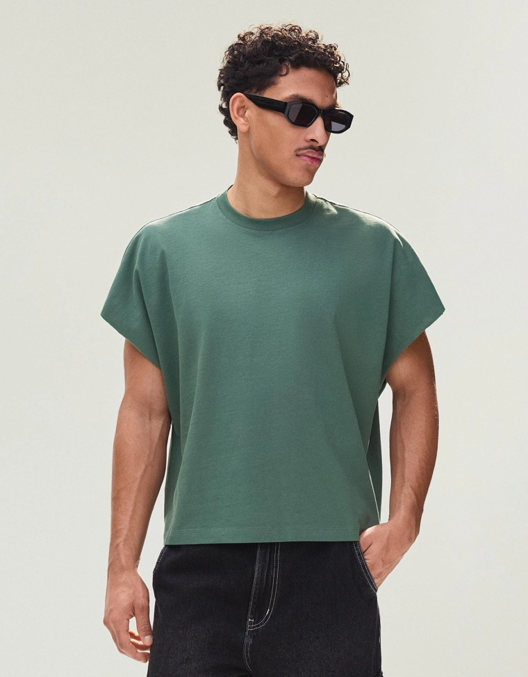 Майка оверсайз с принтом