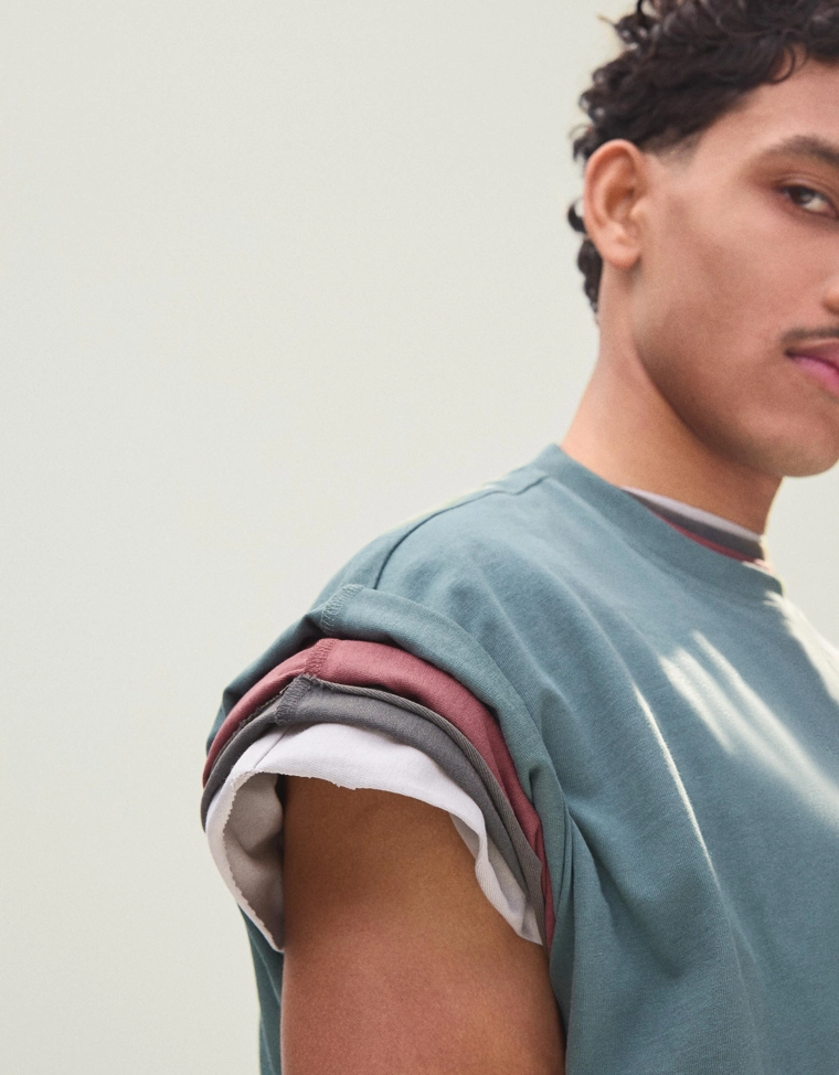 Майка оверсайз с принтом