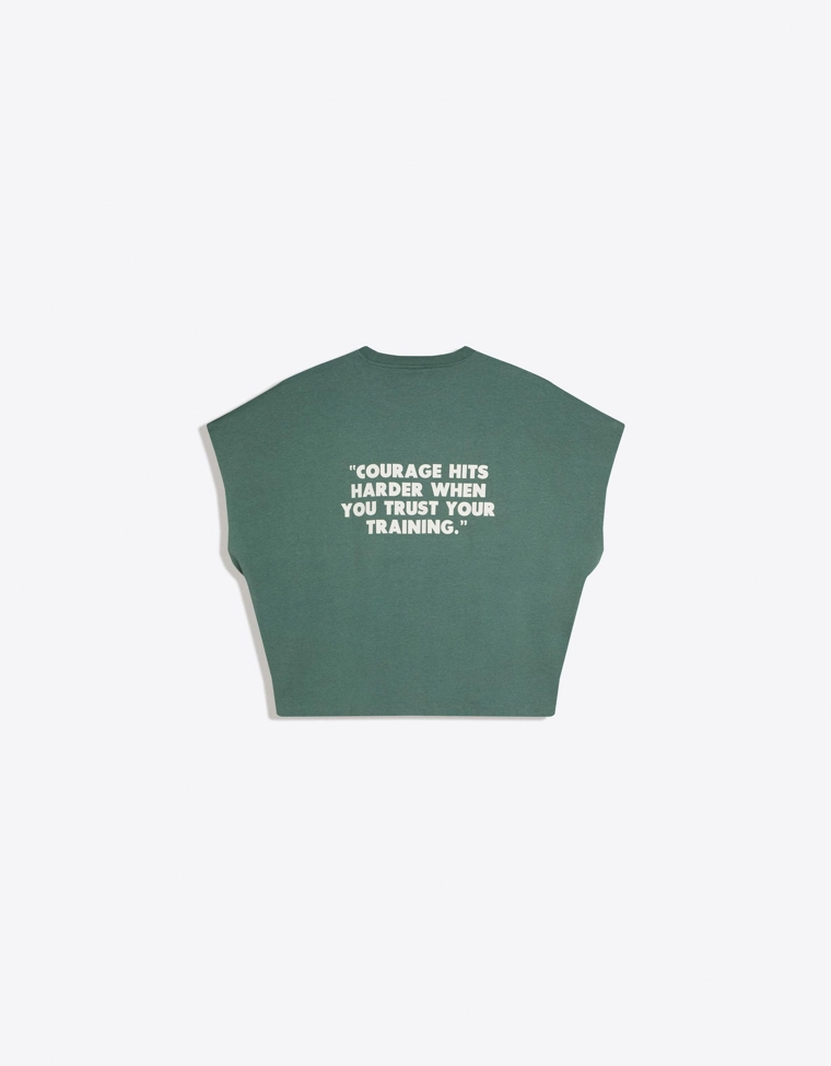 Майка оверсайз с принтом