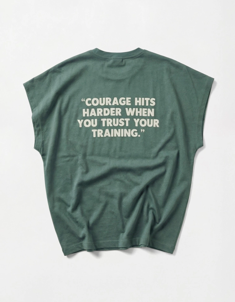 Майка оверсайз с принтом