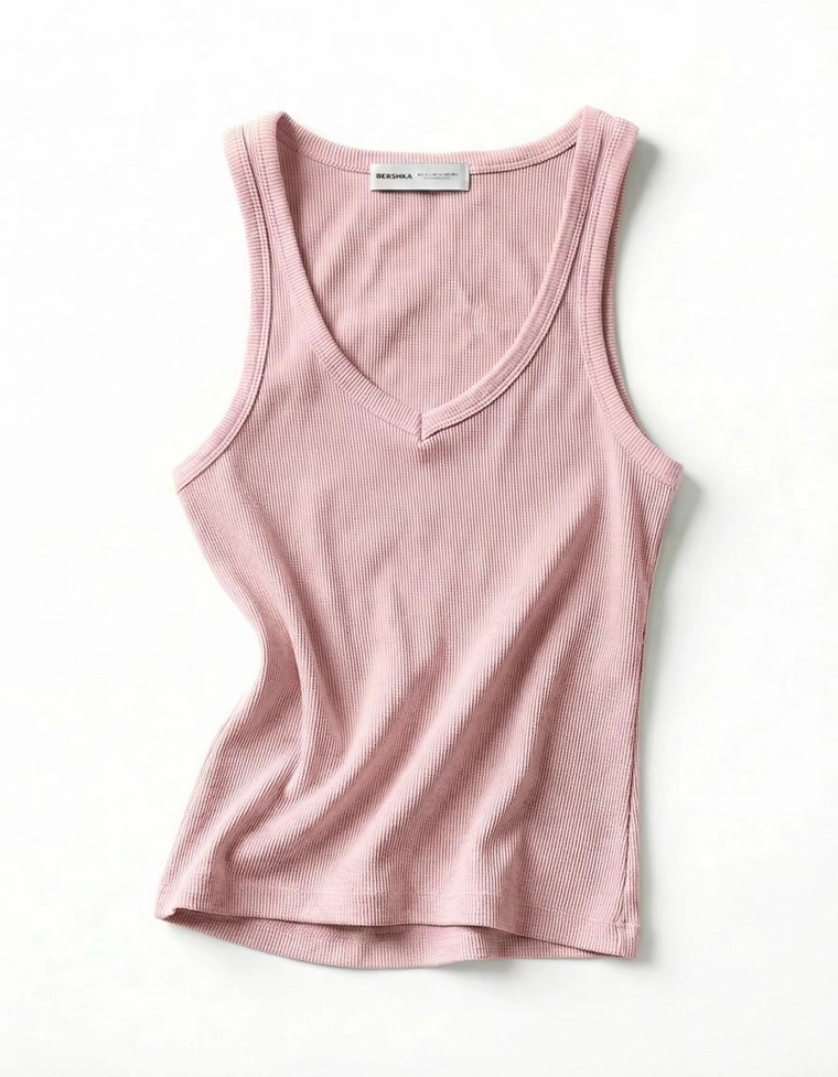 Базовая майка в рубчик