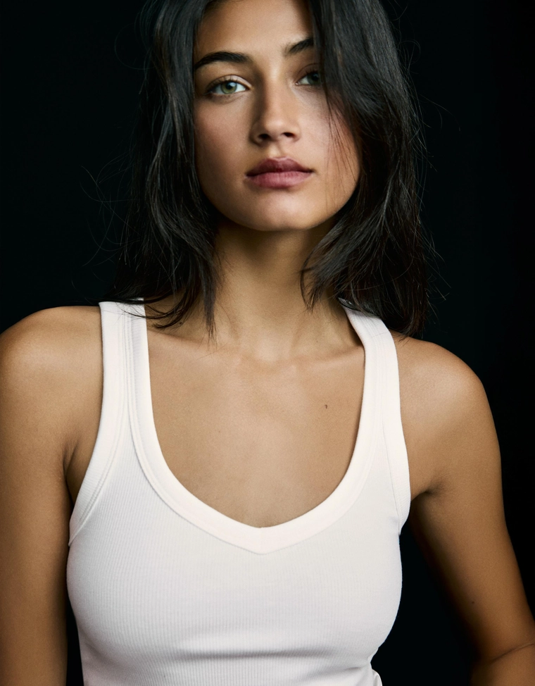 Базовая майка в рубчик