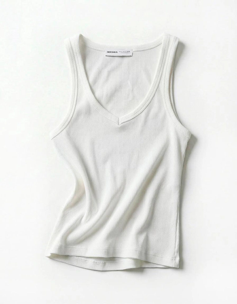 Базовая майка в рубчик