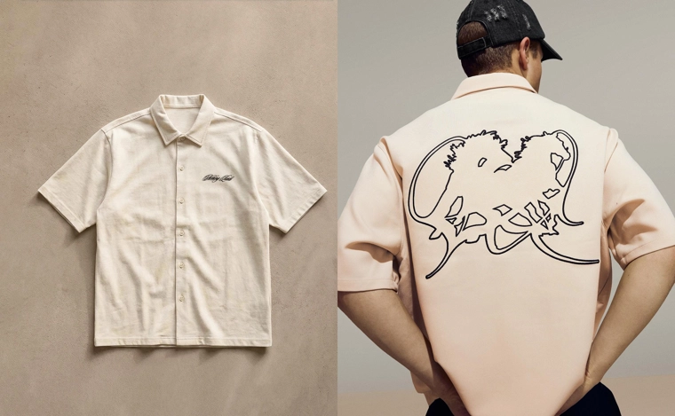 Рубашка с короткими рукавами и вышивкой