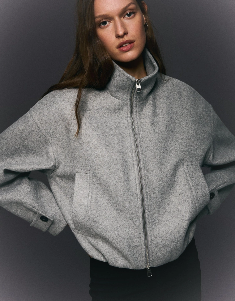 Куртка софт-тач на молнии