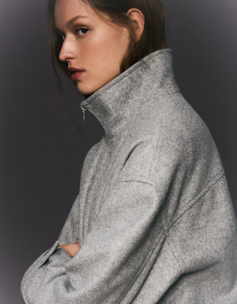 Куртка софт-тач на молнии