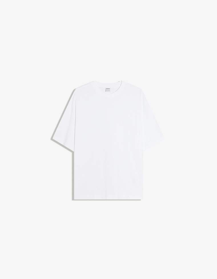 Футболка геометрического кроя с короткими рукавами