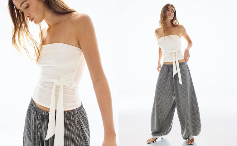 Топ-бандо с бантом