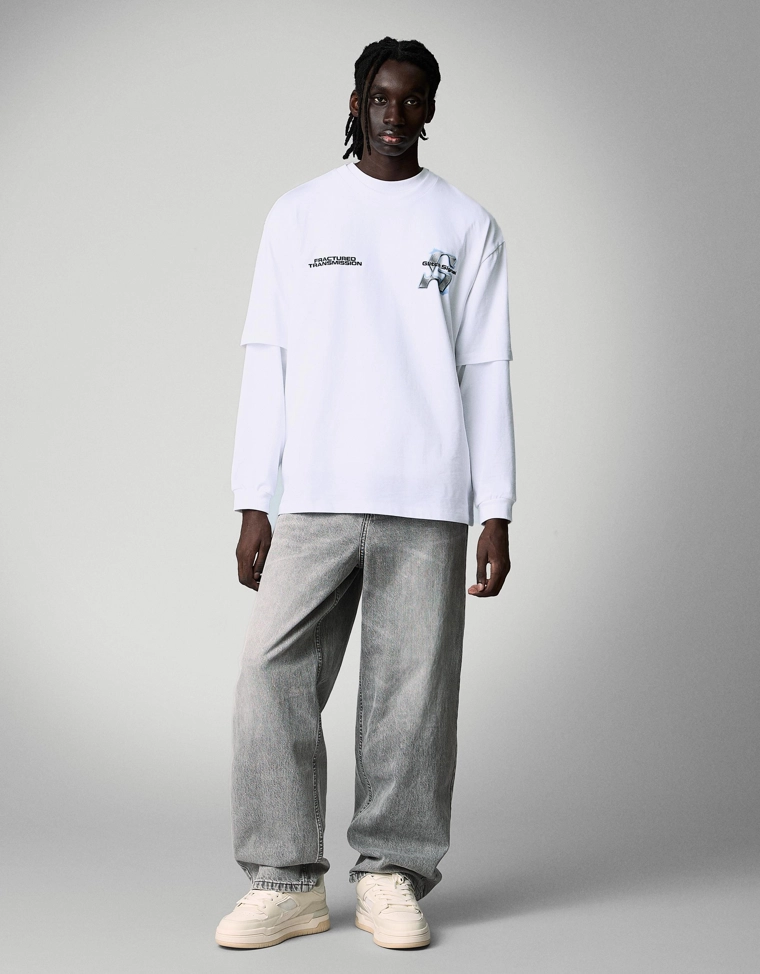 Футболка с короткими рукавами и принтом