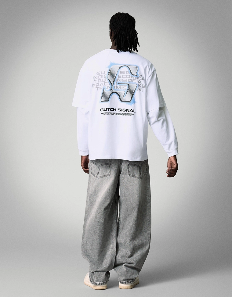 Футболка с короткими рукавами и принтом