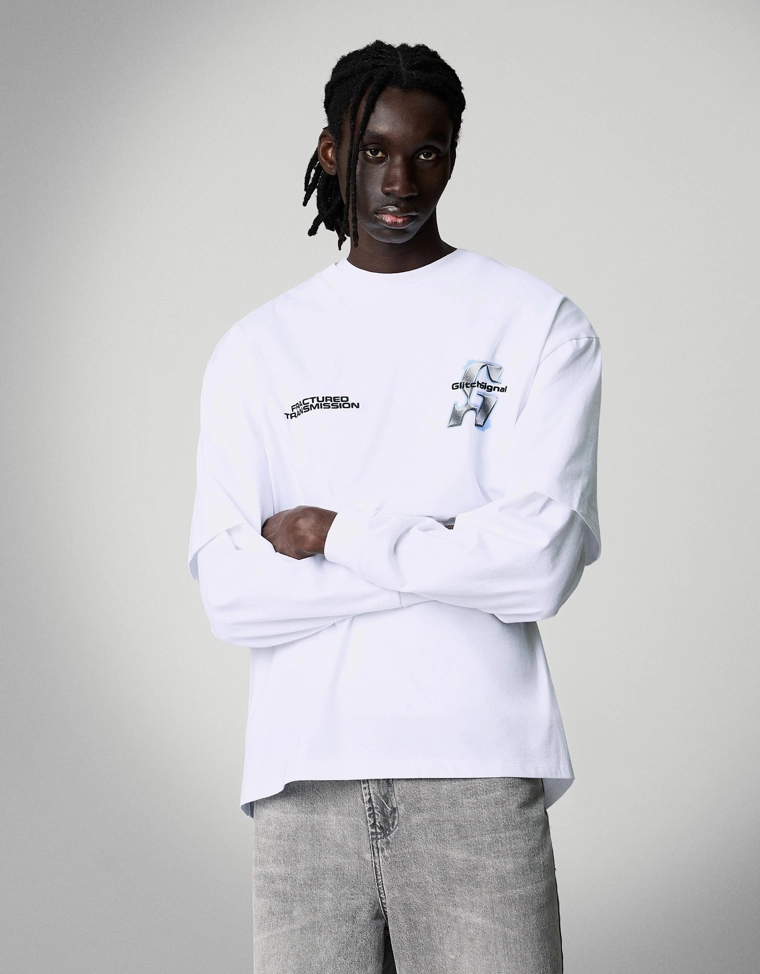 Футболка с короткими рукавами и принтом