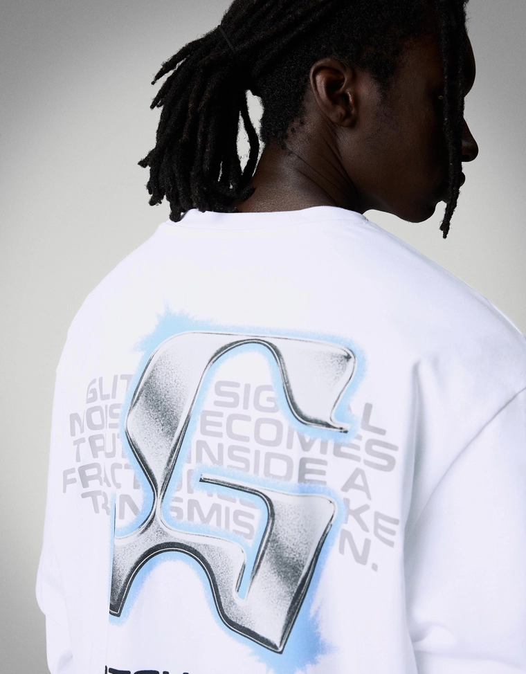 Футболка с короткими рукавами и принтом