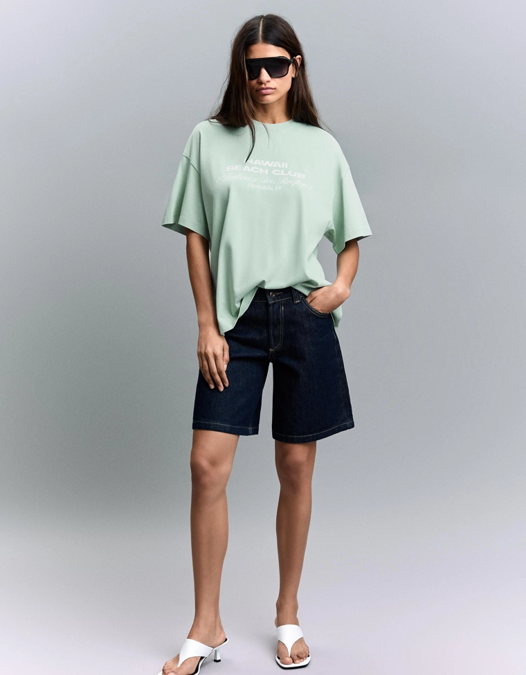 Футболка с принтом