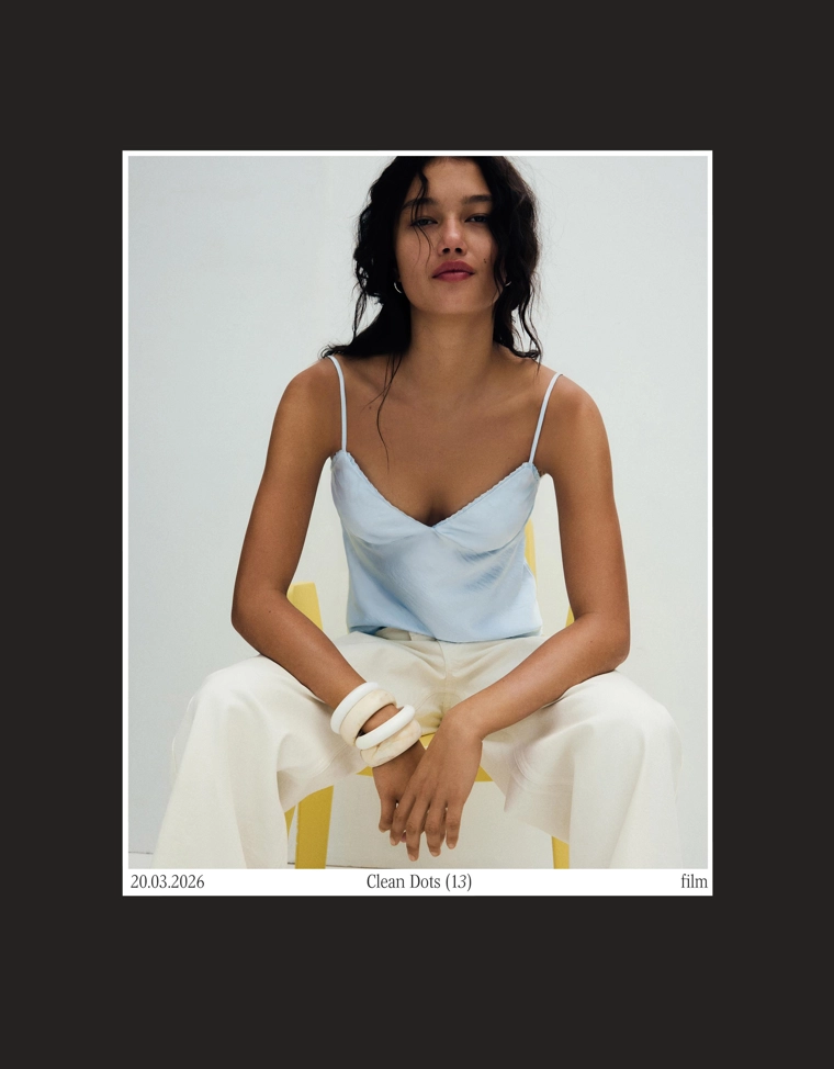 Топ из сатина с кружевом