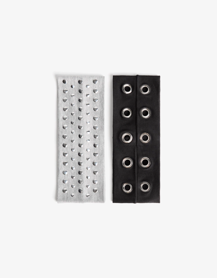 Набор из 2 повязок с заклепками