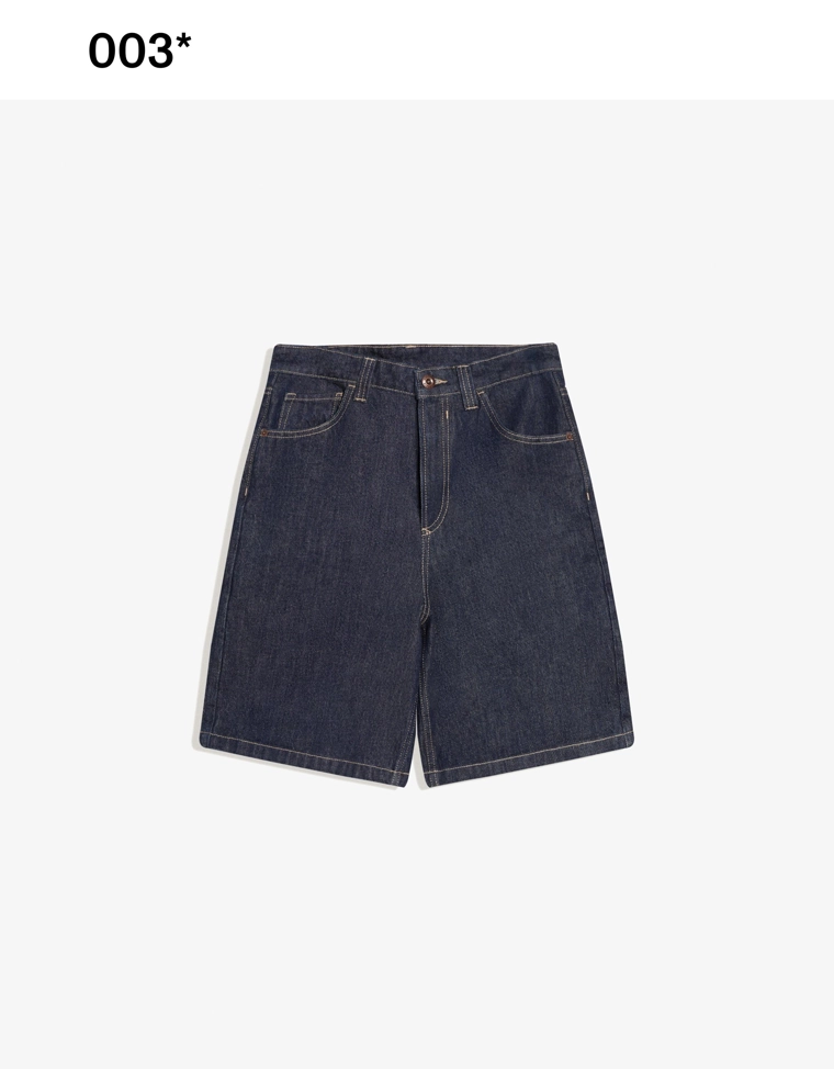 Джинсовые шорты свободного кроя