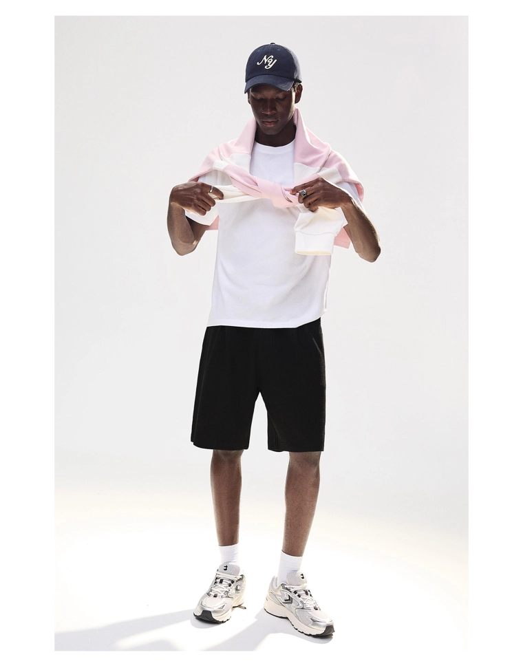 Шорты-бермуды из мягкой ткани с текстурой