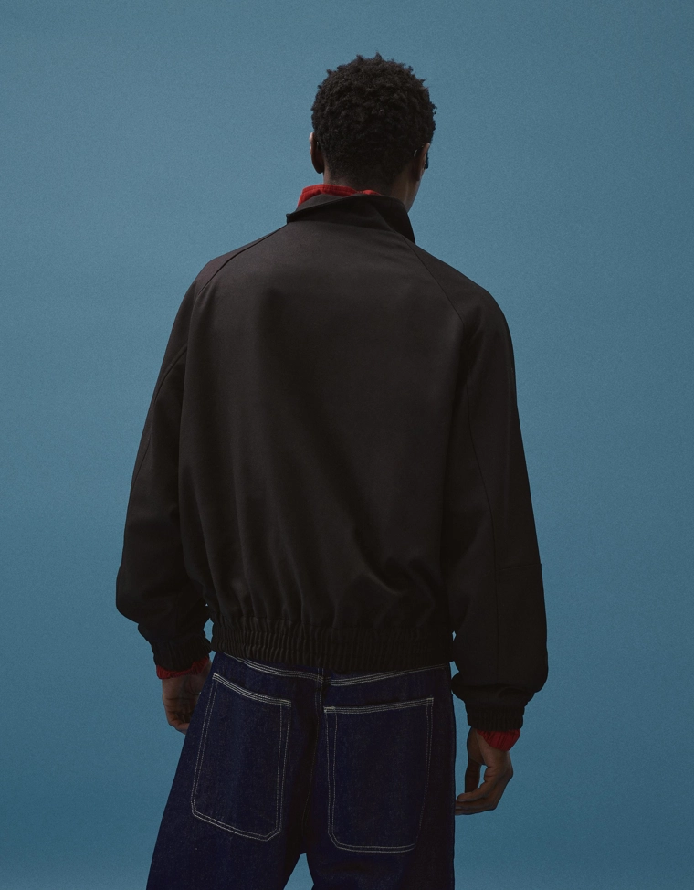 Куртка на молнии с принтом