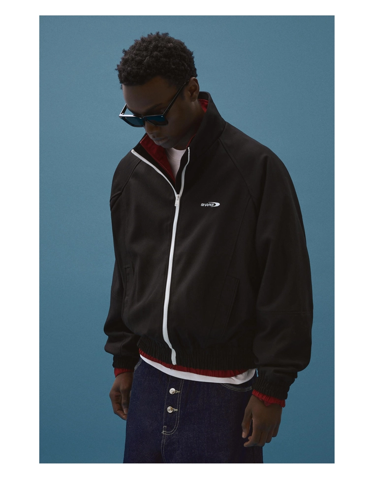 Куртка на молнии с принтом