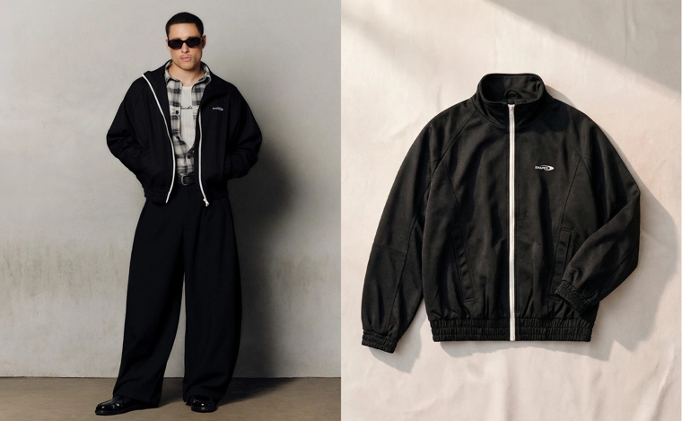 Куртка на молнии с принтом