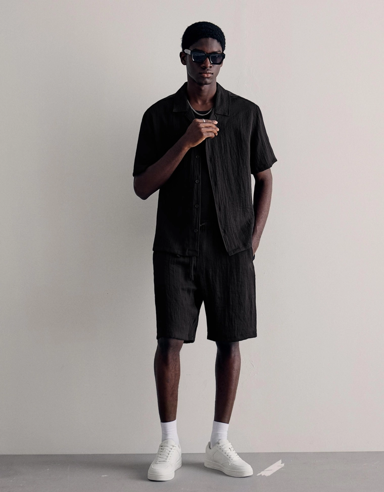 Шорты-джоггеры в стиле рустик