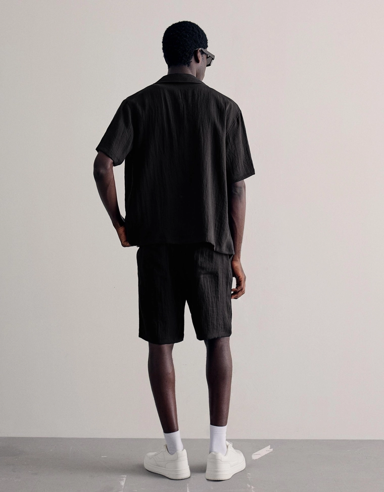 Шорты-джоггеры в стиле рустик