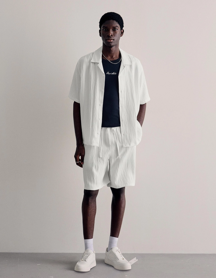 Шорты-джоггеры в стиле рустик