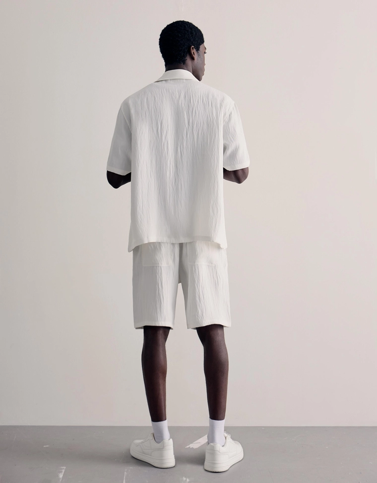 Шорты-джоггеры в стиле рустик