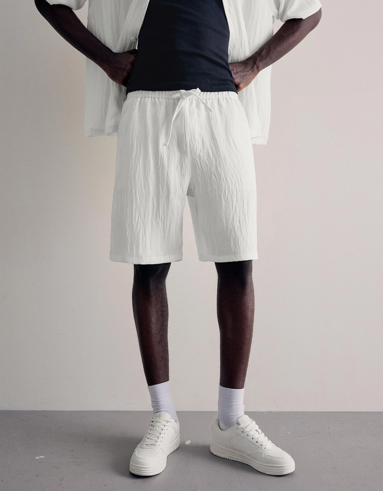 Шорты-джоггеры в стиле рустик